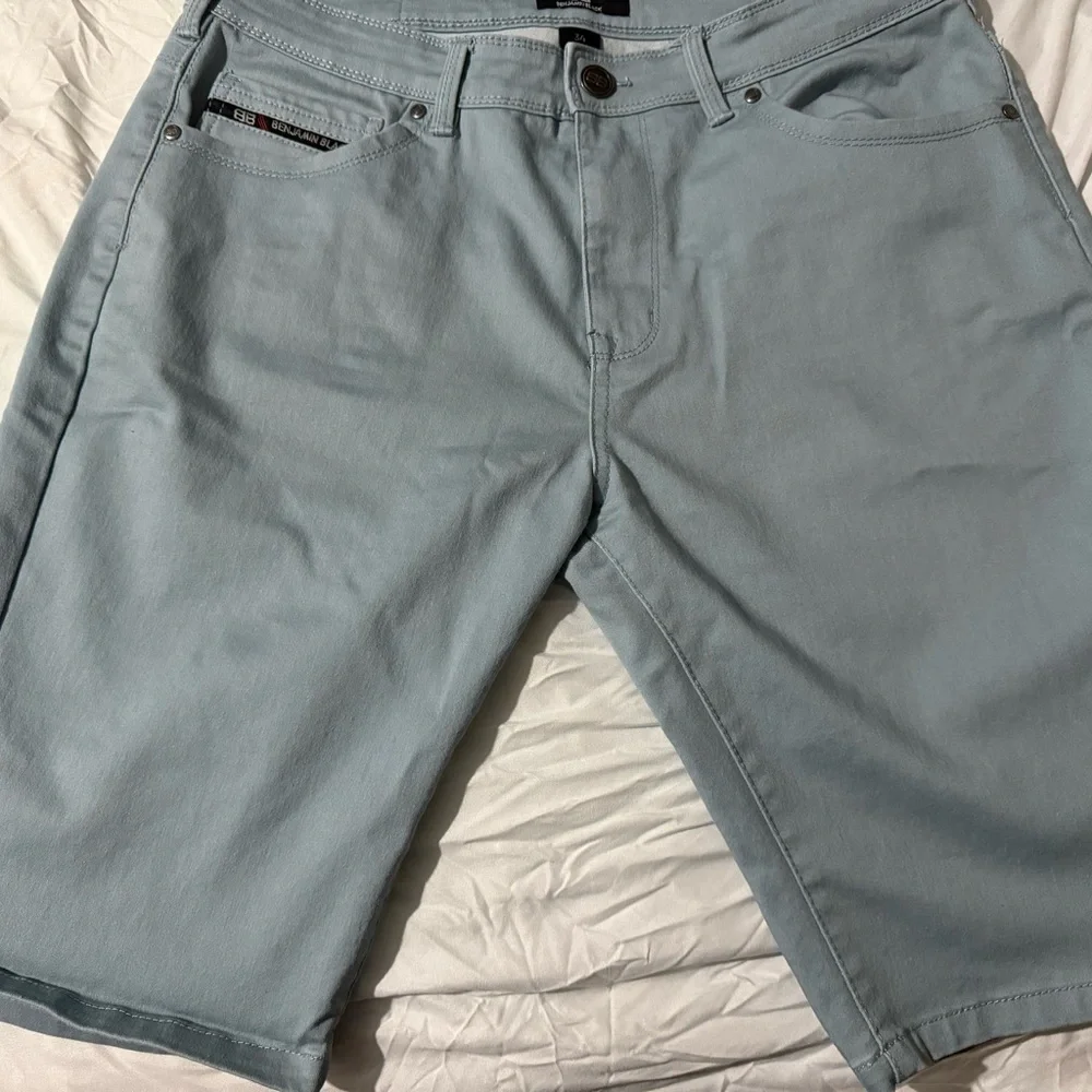 Men's Light Blue Shorts Benjamin Black